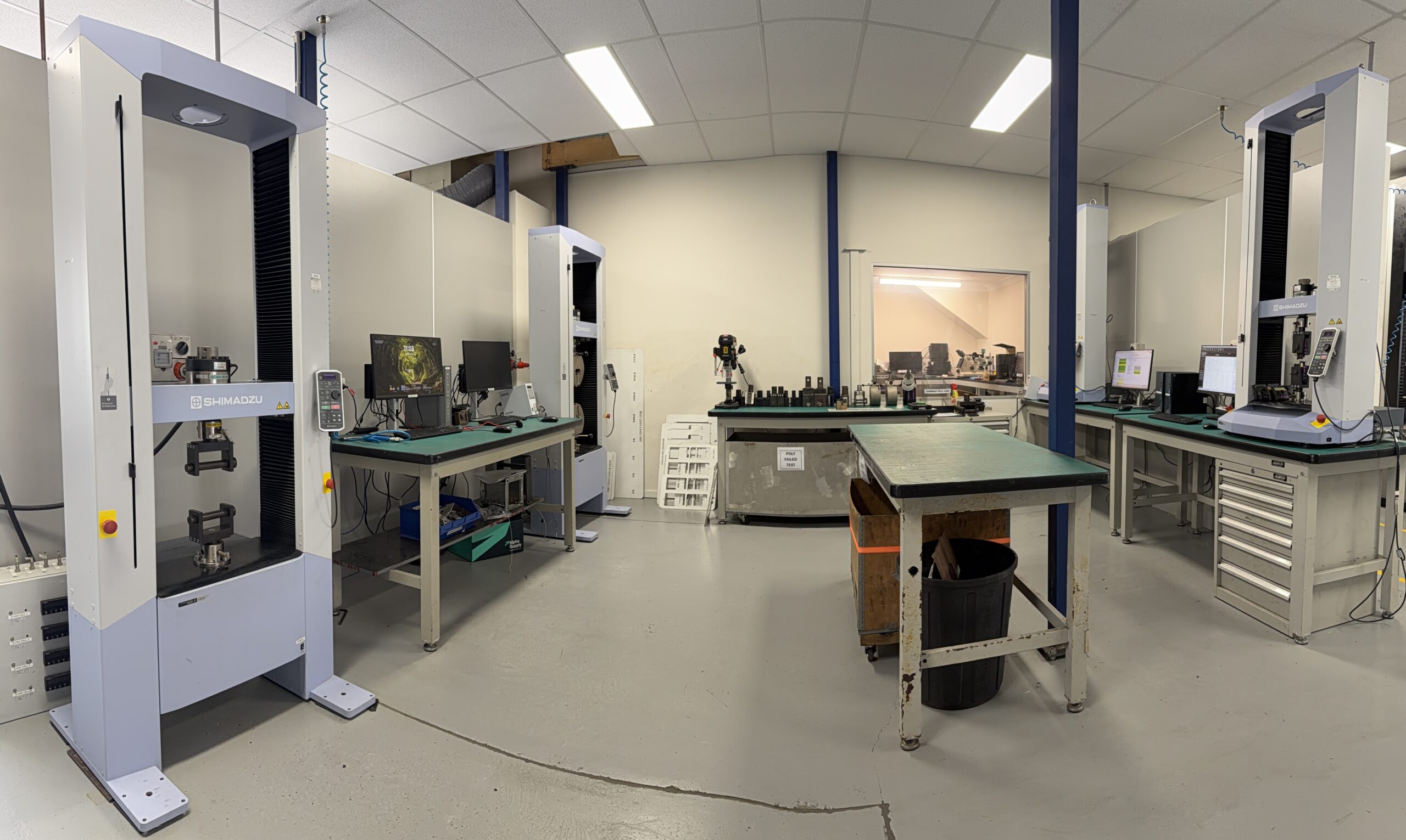 Butt fusion weld testing machine